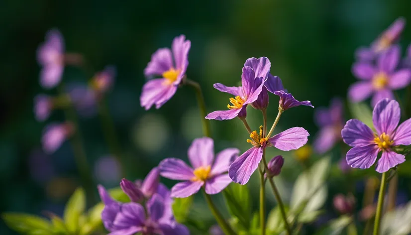 violet flowers