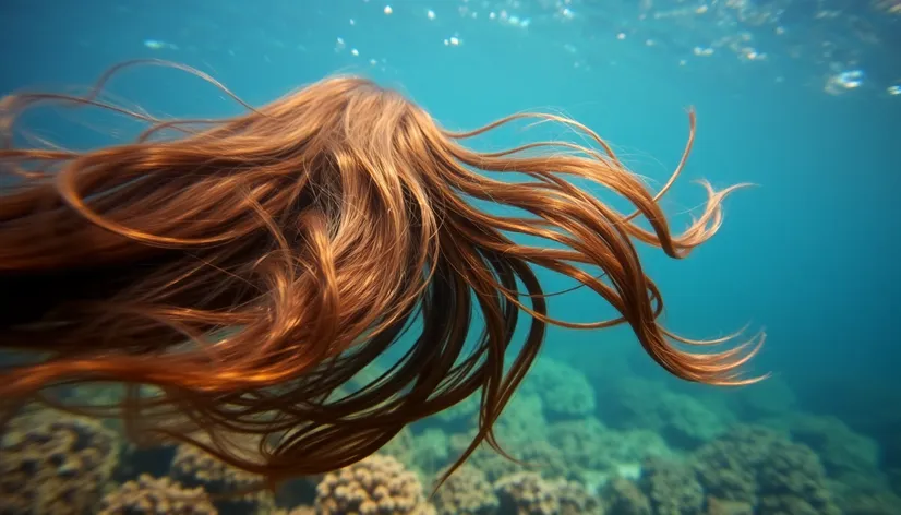 hair underwater