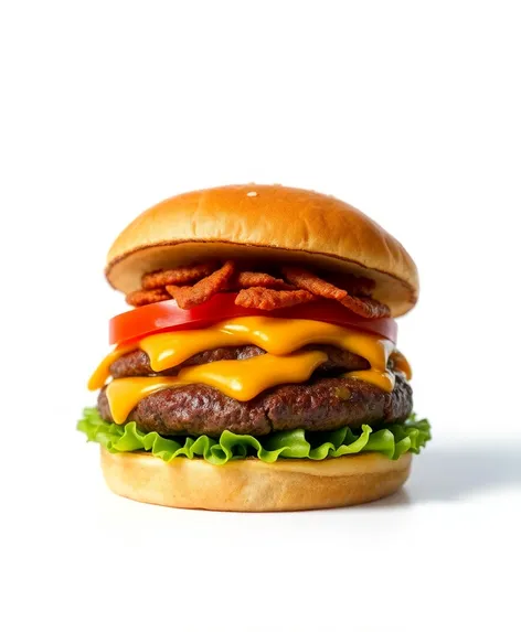 burger white background