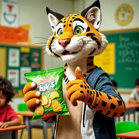 bobcat school mascot with