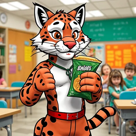 bobcat school mascot with