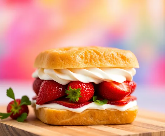 strawberry sando