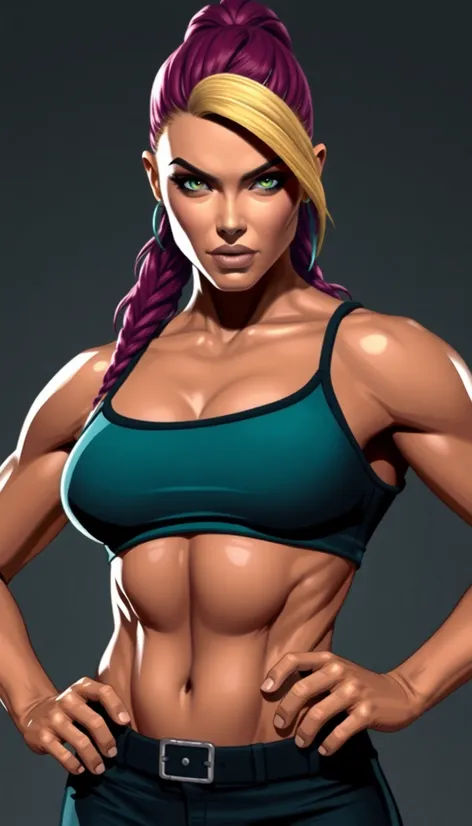 muscle lesbian