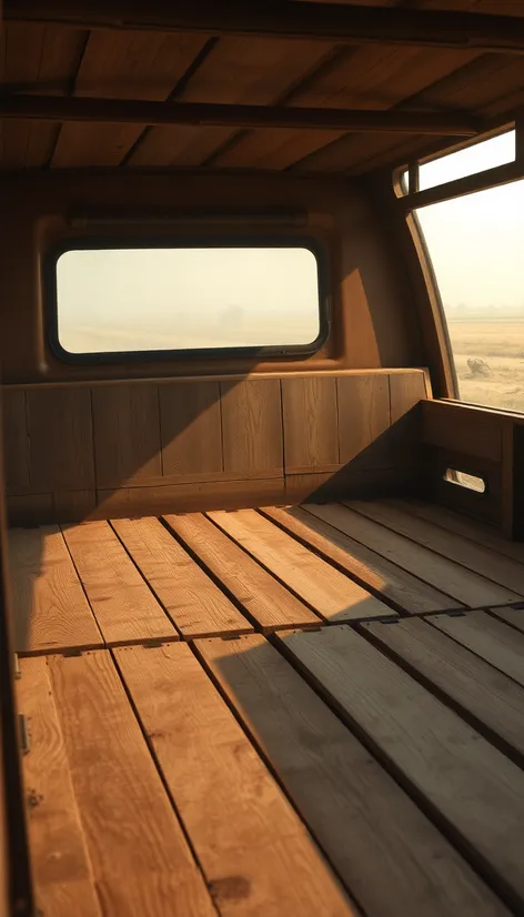 wooden truck bed prefab