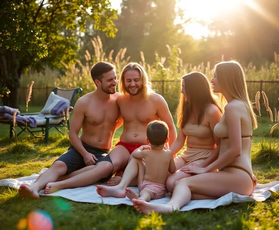 naturist girl family 