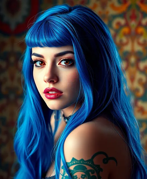 melanie martinez blue hair