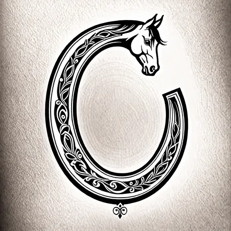 horse shoe tattoo