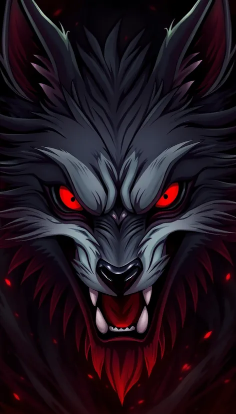 anime wolf demon