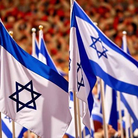 israeli flags