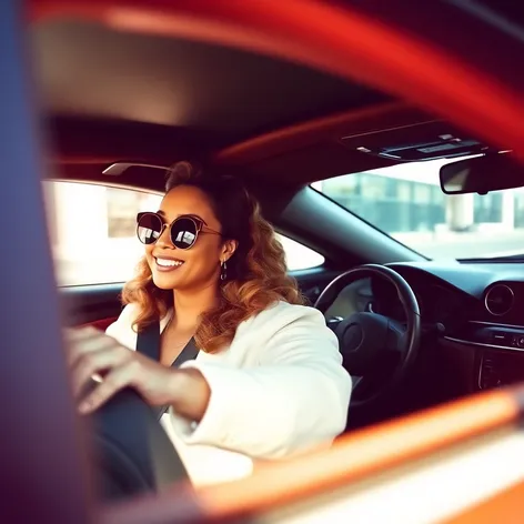 beyonce driving