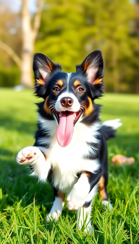 mini border collie dog