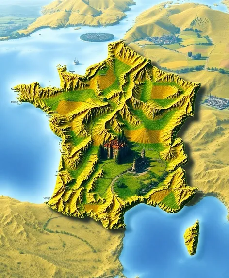 brittany in france map