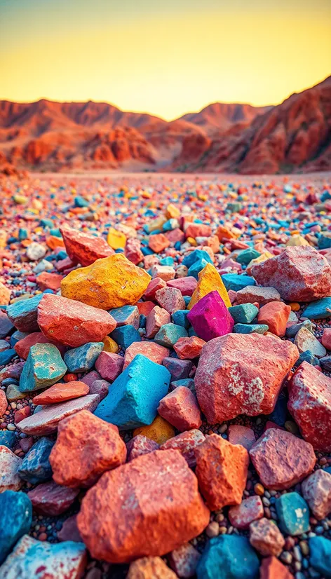 colorful rocks