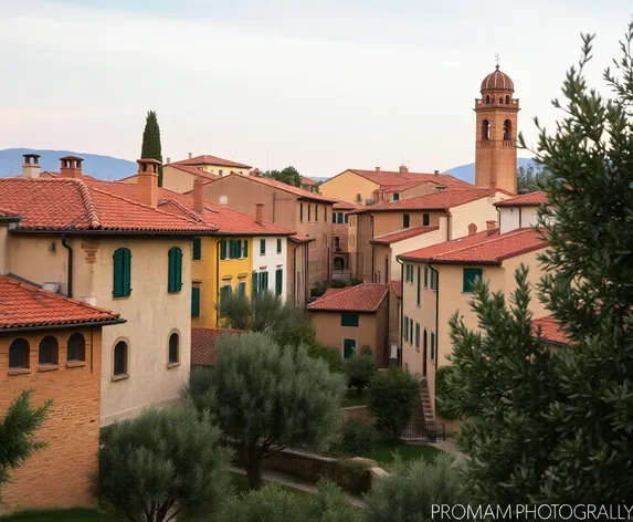 italia dibujos de pueblos