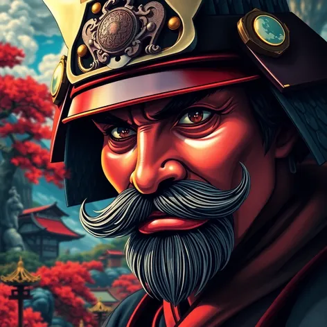 samurai moustache