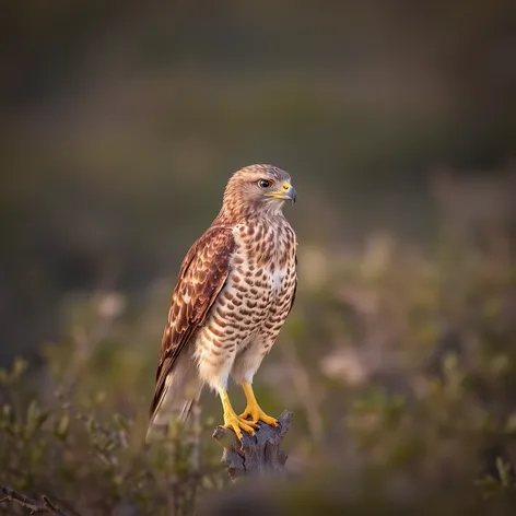 juvenile red tailed hawk