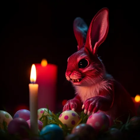 creepy easter bunny