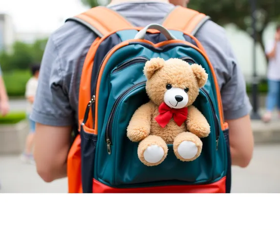 teddy bear holder backpack