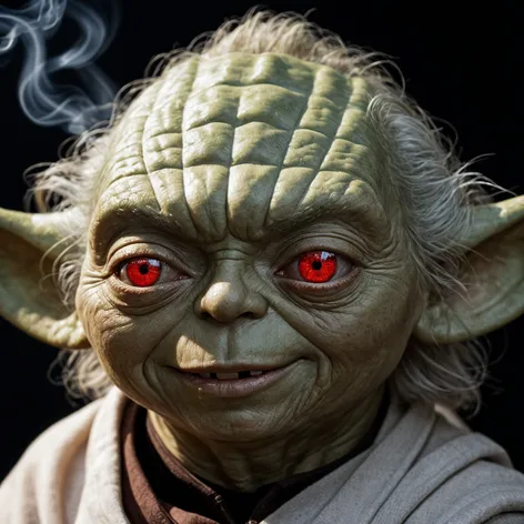 yoda face close up