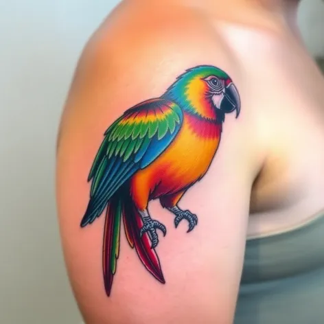 parrot tattoo