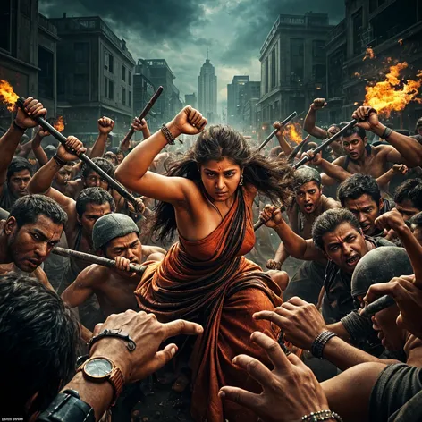 Nayanthara mass fight with