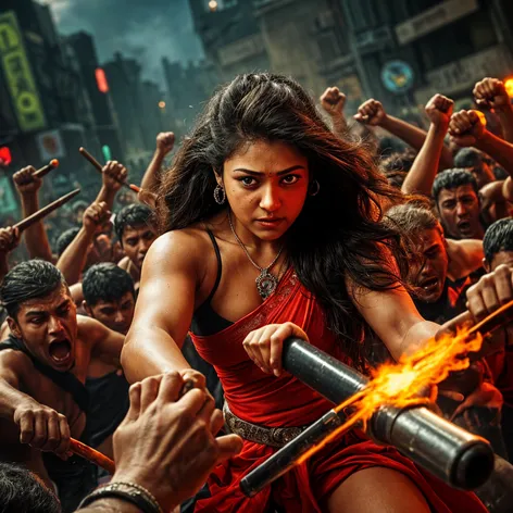 Nayanthara mass fight with