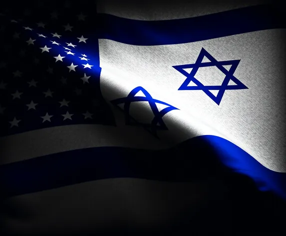 american israel flag