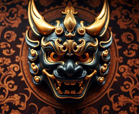 black and gold oni