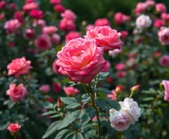 rose garden in sweden