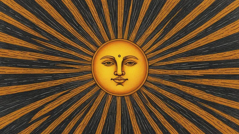 sun drawing