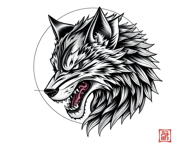 yakuza japanese wolf tattoo