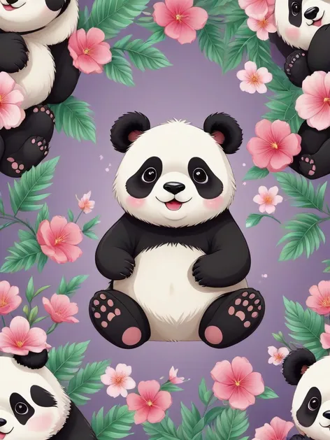 kawaii panda