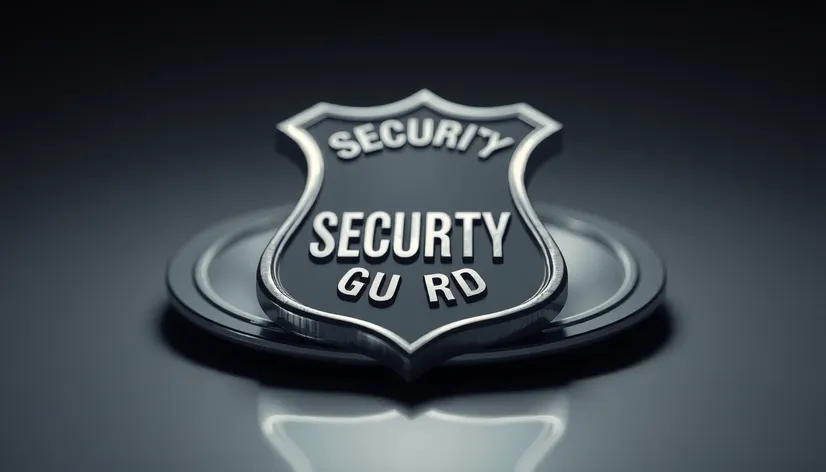 security guard badge