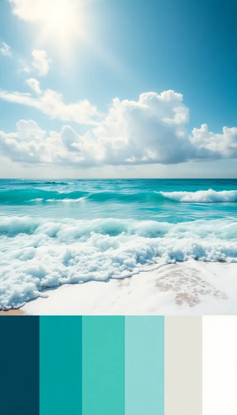 blue green color palette