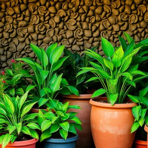 potted large plants