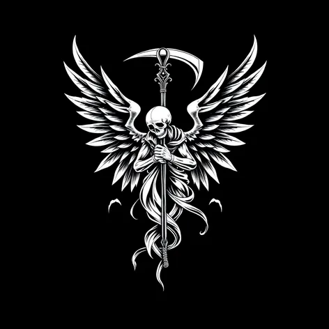 death and angel tattoo