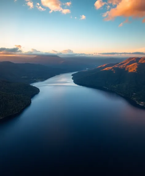 lake leniear outline from