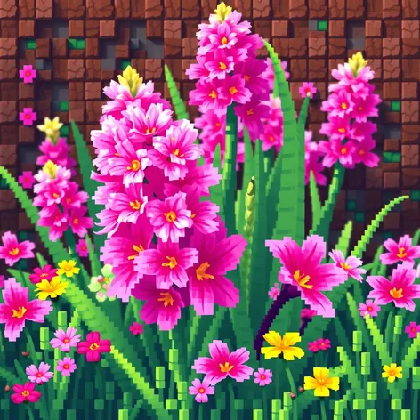 hyacinth pixelart minecraft