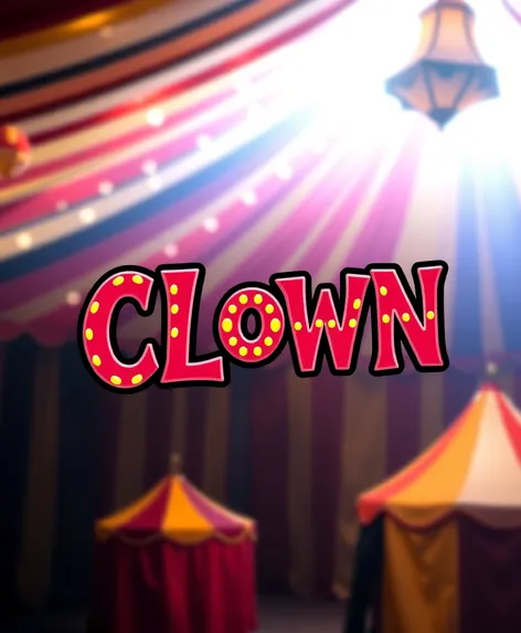 clown font