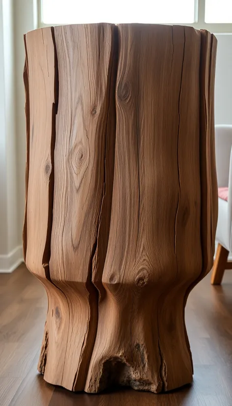 tree trunk coffee table