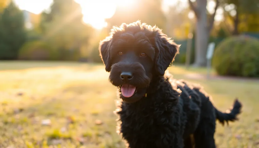 black lab poodle mix