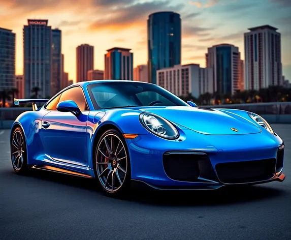 miami blue porsche