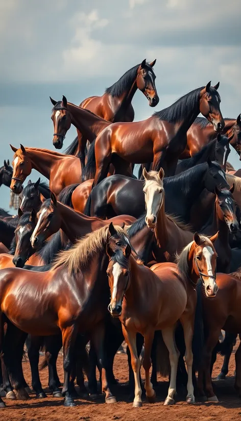 horse stacking