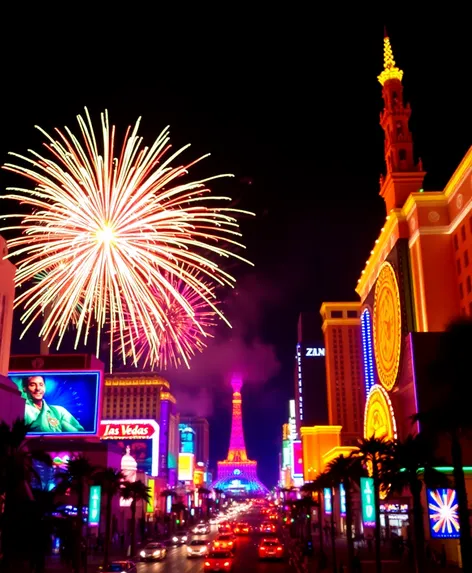 las vegas fireworks