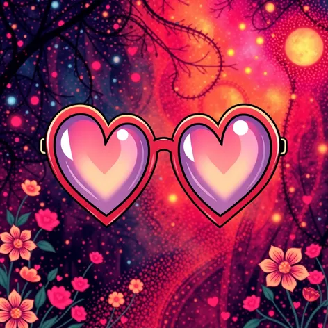 heart glasses