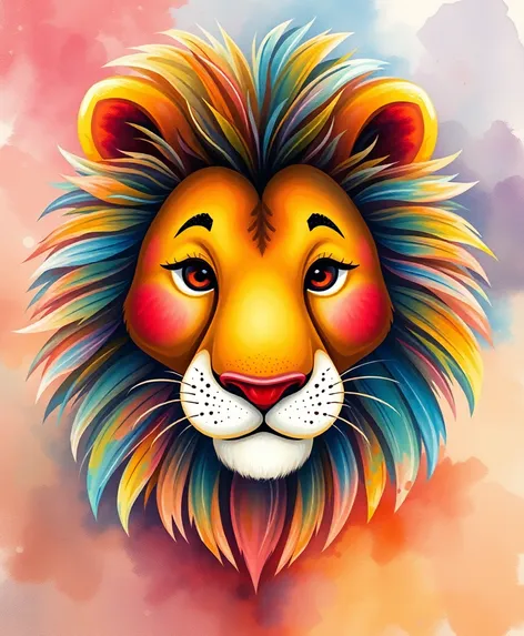 coloring pages lion face