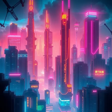 futuristic city