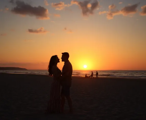 couples on the beach