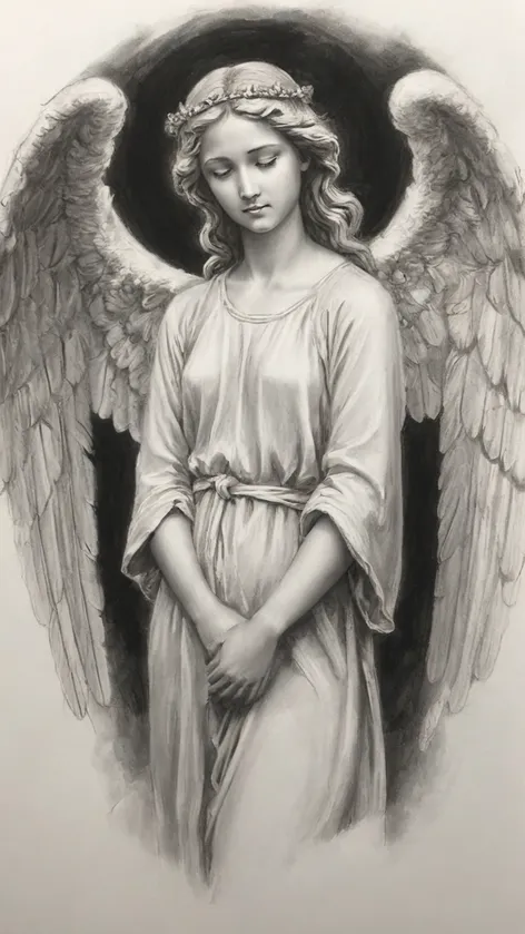 angel drawing