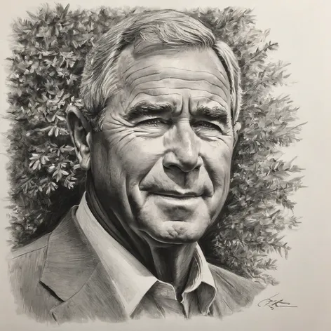 bush drawing